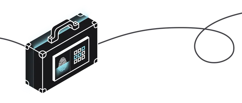 Enterprise hosting infrastructure illustration
